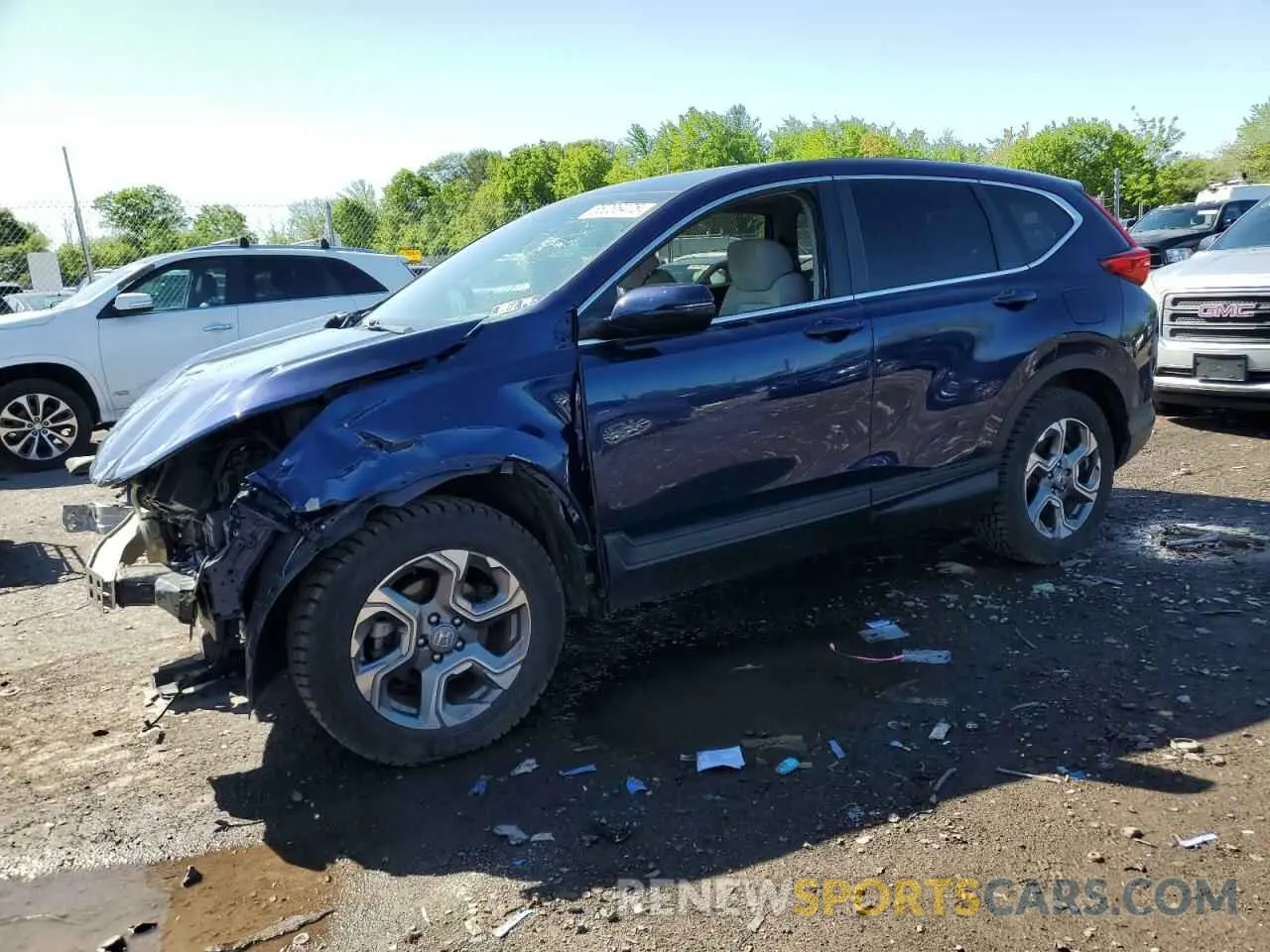 1 Фотография поврежденного автомобиля 5J6RW1H54KA041959 HONDA CRV 2019