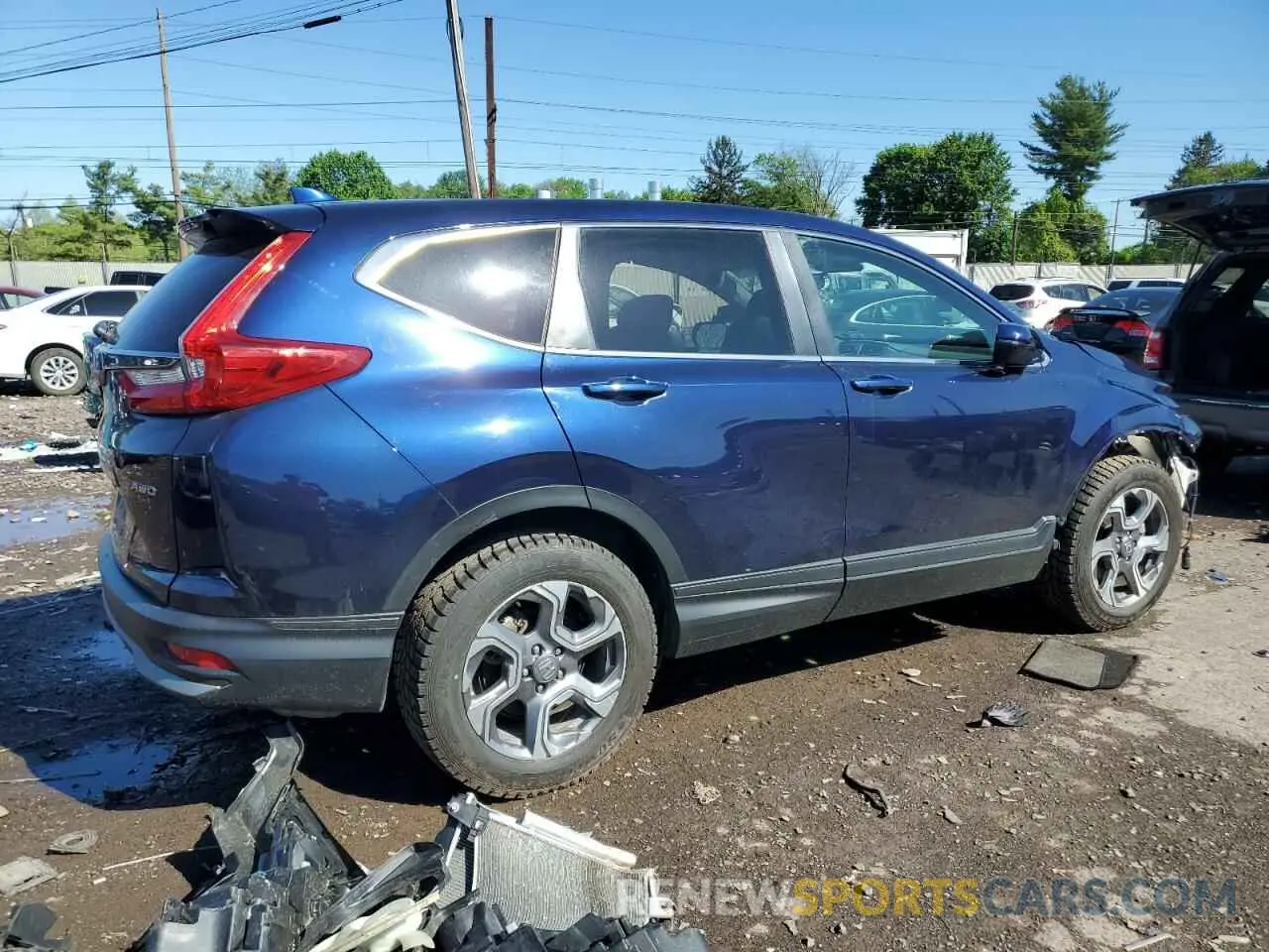 3 Фотография поврежденного автомобиля 5J6RW1H54KA041959 HONDA CRV 2019