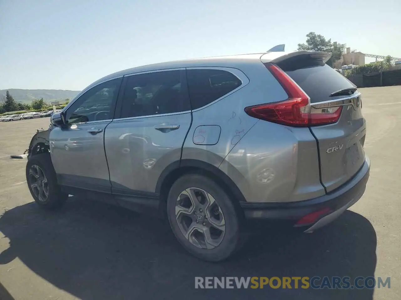2 Photograph of a damaged car 5J6RW1H58KA028860 HONDA CRV 2019