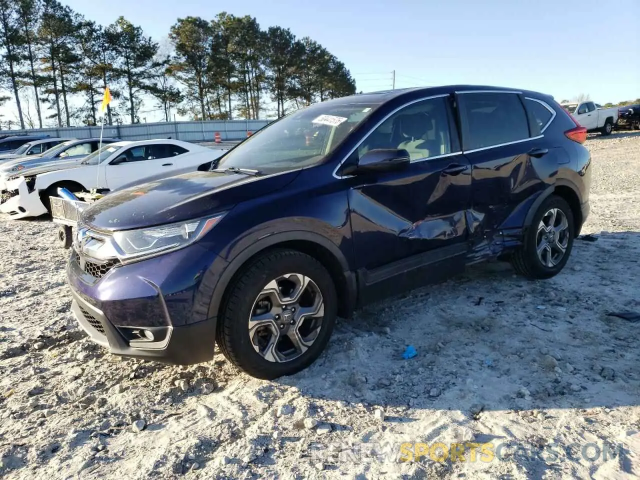 1 Фотография поврежденного автомобиля 5J6RW1H59KA022937 HONDA CRV 2019