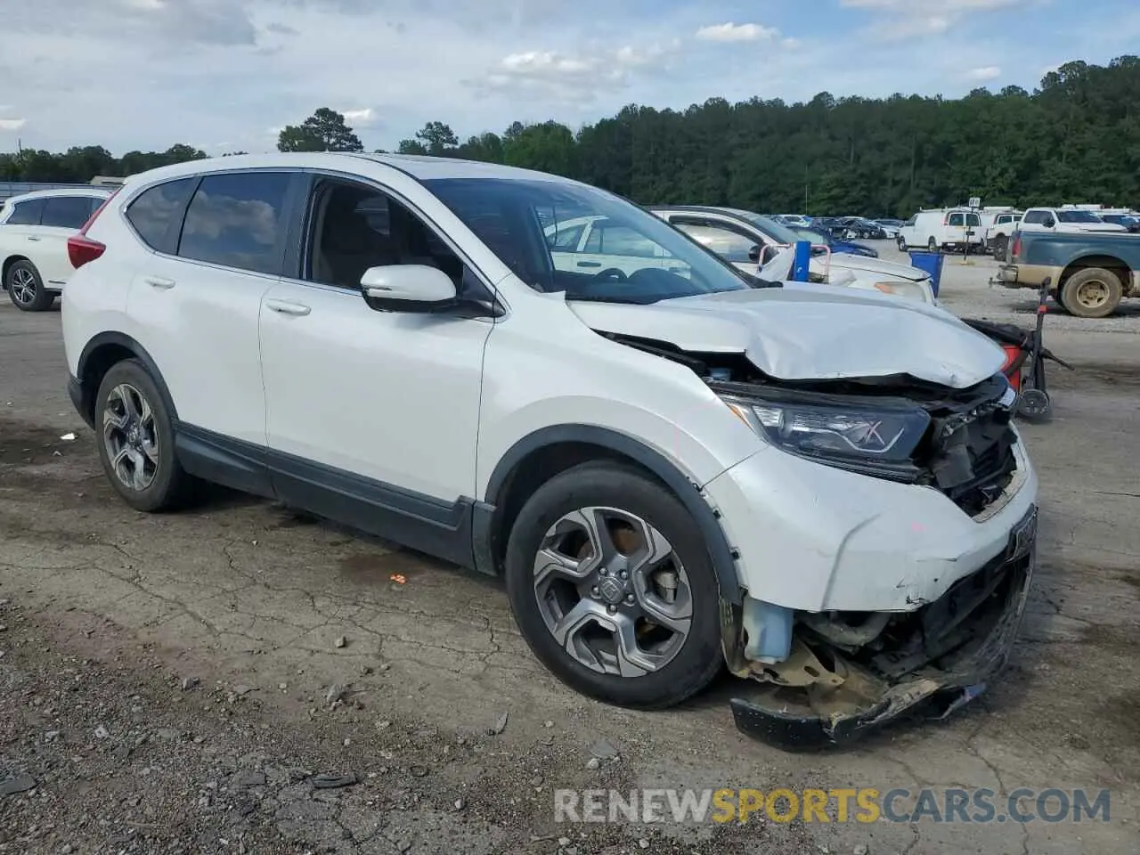 4 Photograph of a damaged car 5J6RW1H82KA030856 HONDA CRV 2019