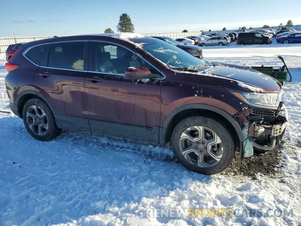 4 Фотография поврежденного автомобиля 5J6RW2H51KL009240 HONDA CRV 2019