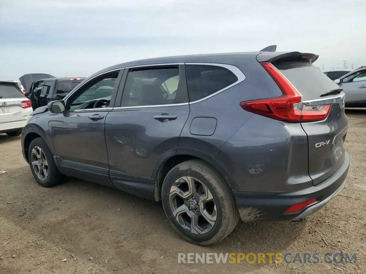 2 Фотография поврежденного автомобиля 5J6RW2H52KA000753 HONDA CRV 2019