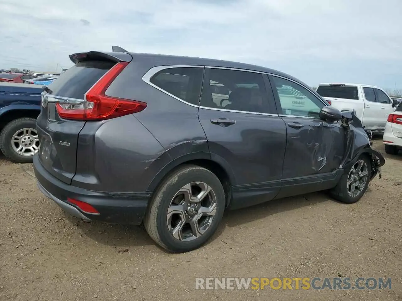 3 Фотография поврежденного автомобиля 5J6RW2H52KA000753 HONDA CRV 2019