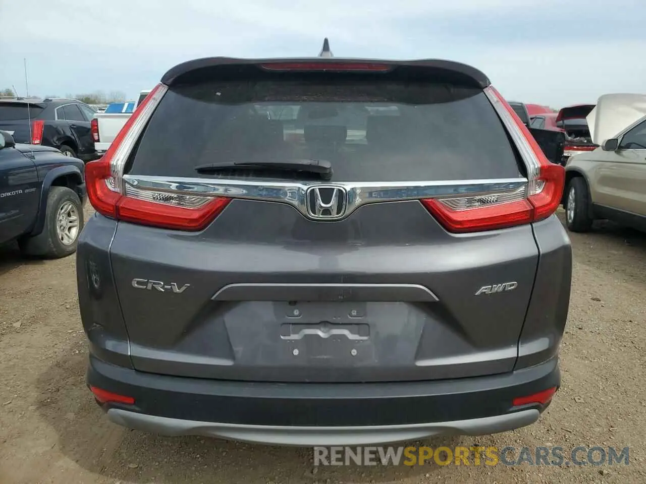 6 Фотография поврежденного автомобиля 5J6RW2H52KA000753 HONDA CRV 2019