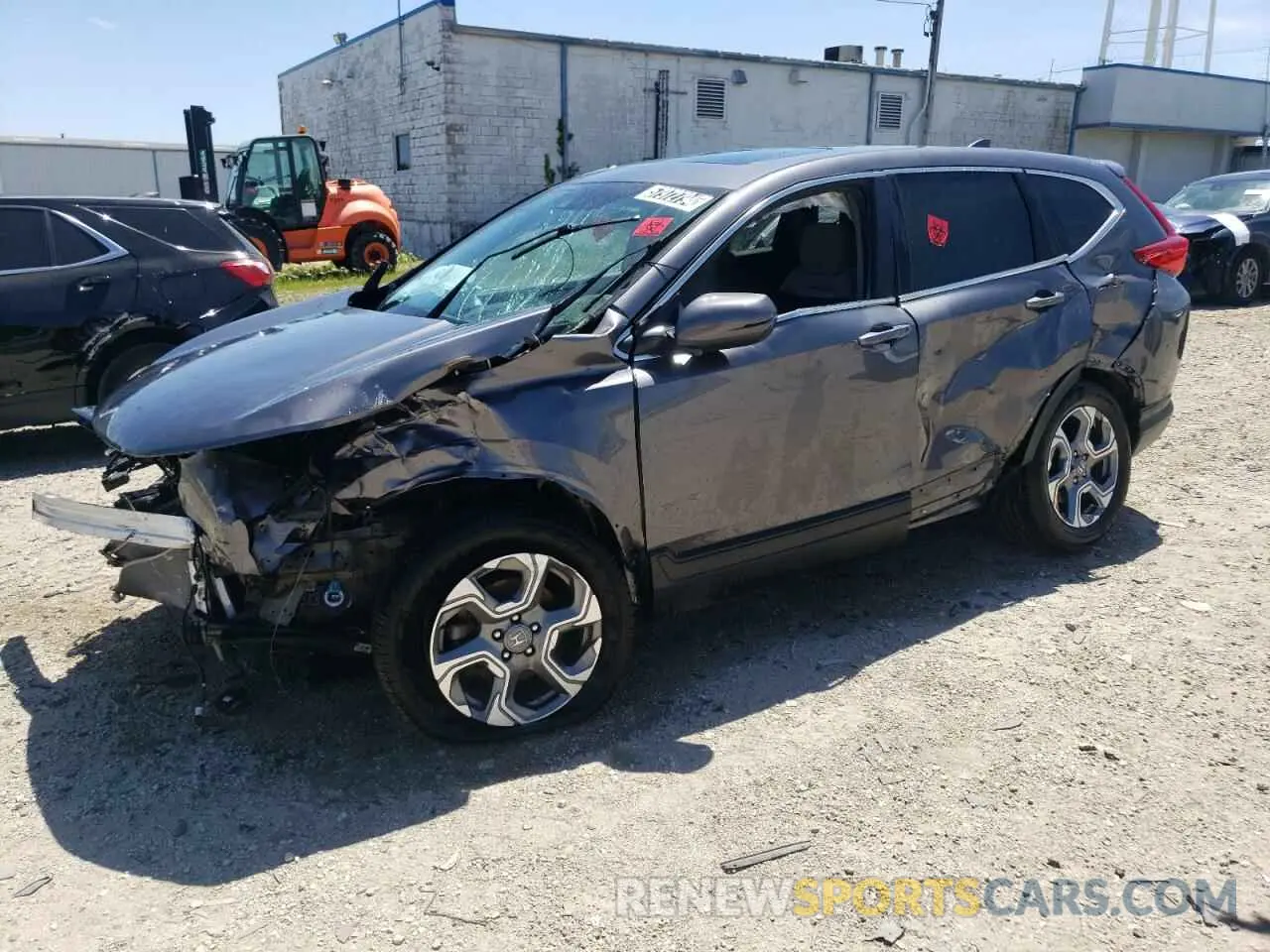 1 Фотография поврежденного автомобиля 5J6RW2H56KL036367 HONDA CRV 2019