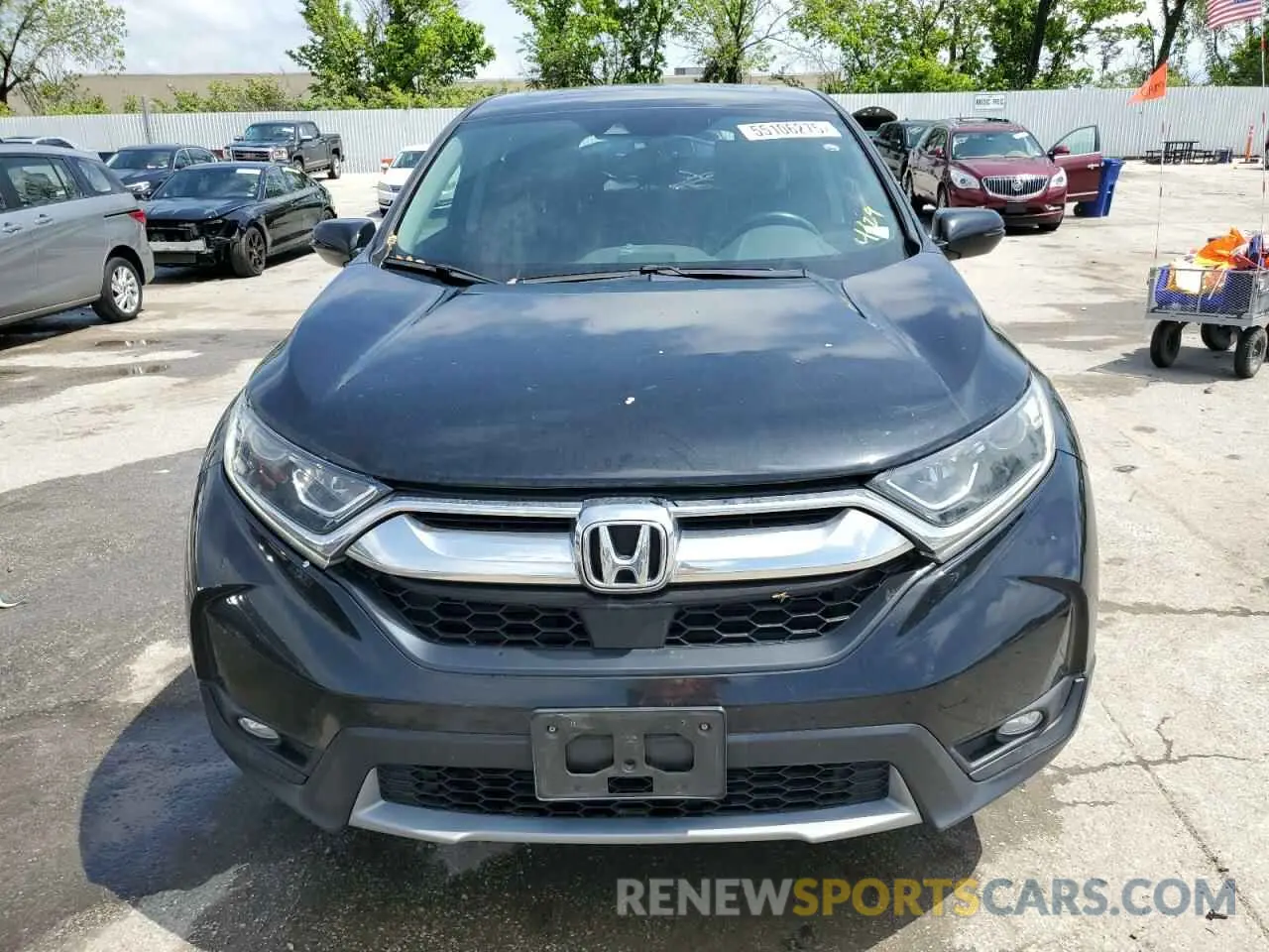 5 Фотография поврежденного автомобиля 5J6RW2H80KA001099 HONDA CRV 2019