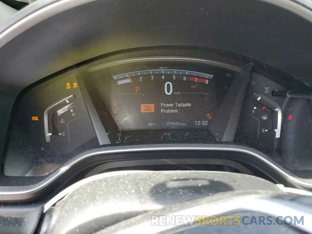 9 Фотография поврежденного автомобиля 5J6RW2H80KA001099 HONDA CRV 2019
