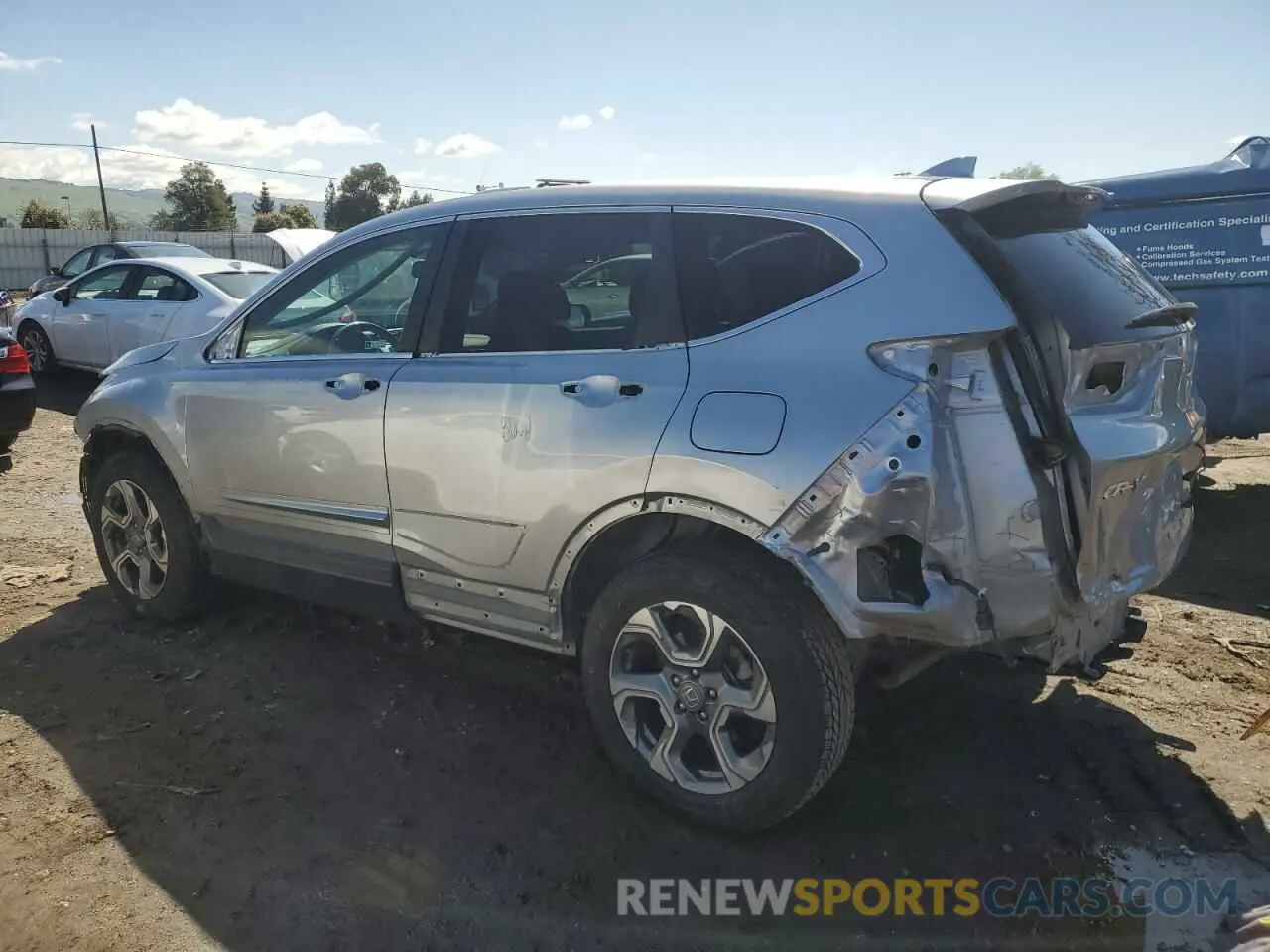 2 Фотография поврежденного автомобиля 5J6RW2H81KA009499 HONDA CRV 2019