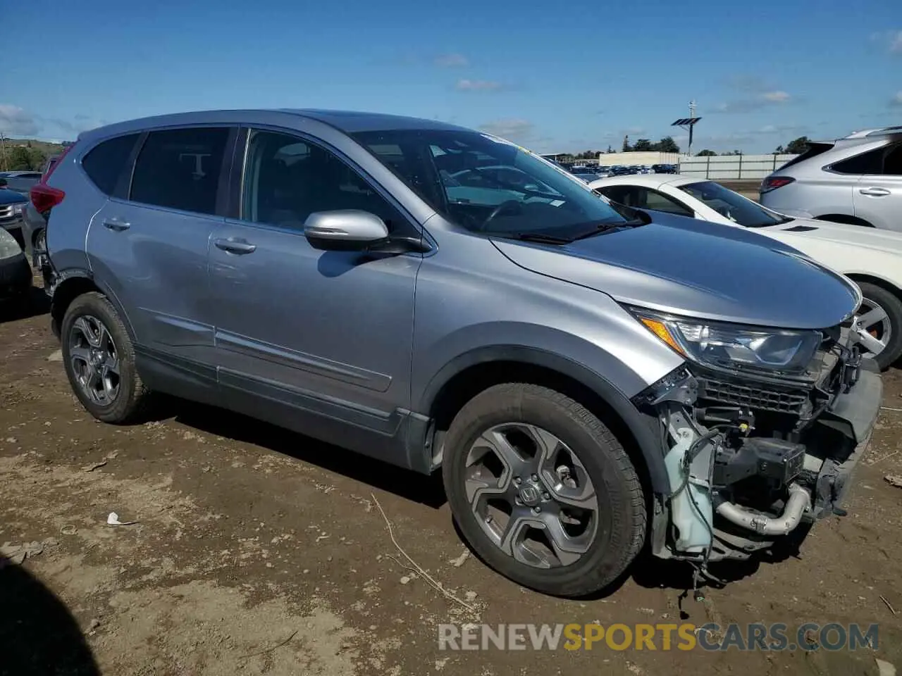 4 Фотография поврежденного автомобиля 5J6RW2H81KA009499 HONDA CRV 2019