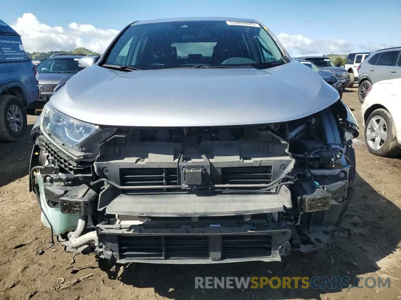 5 Фотография поврежденного автомобиля 5J6RW2H81KA009499 HONDA CRV 2019