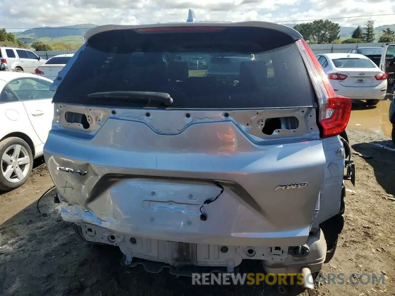 6 Фотография поврежденного автомобиля 5J6RW2H81KA009499 HONDA CRV 2019