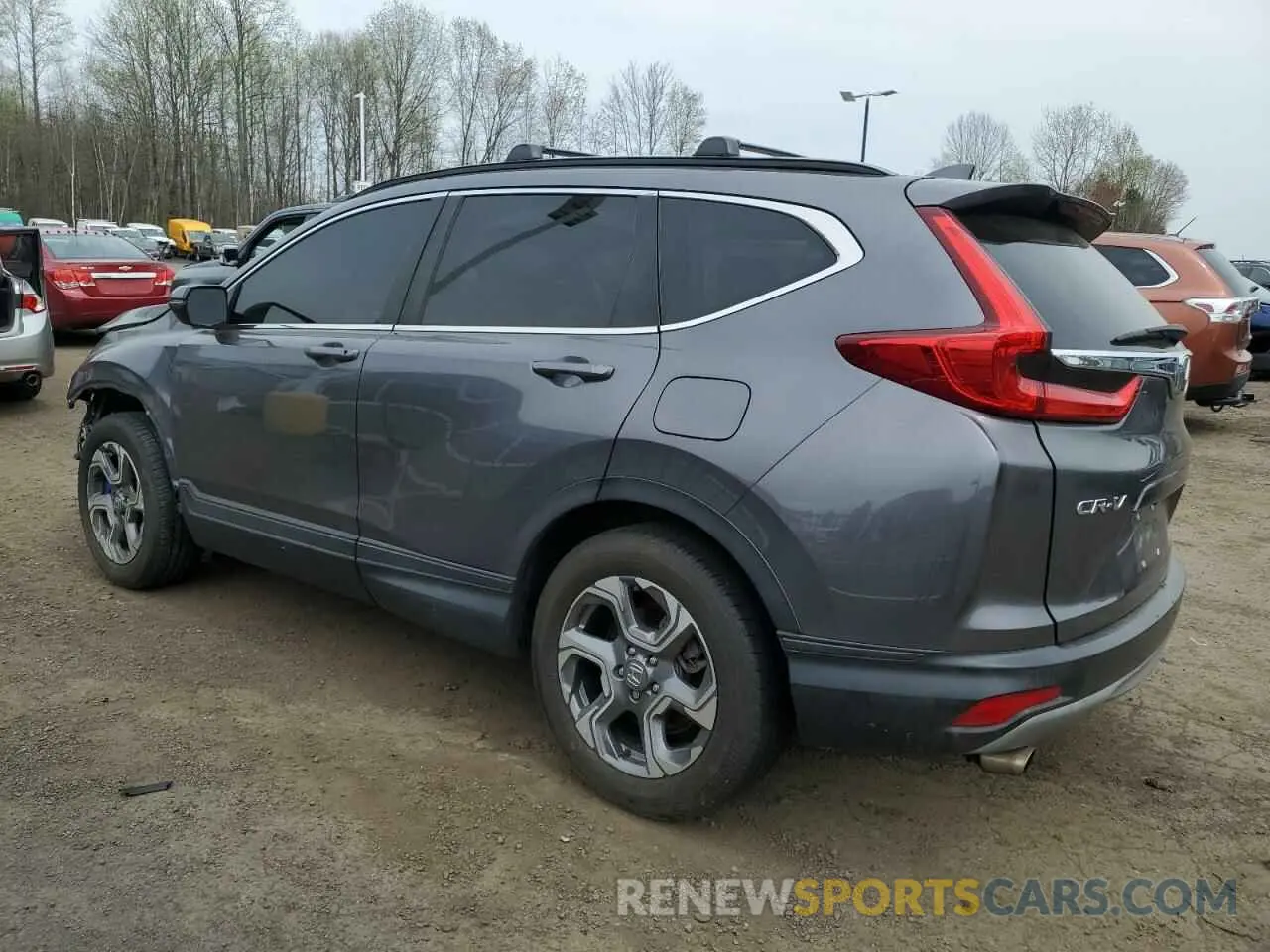 2 Photograph of a damaged car 5J6RW2H81KA019305 HONDA CRV 2019