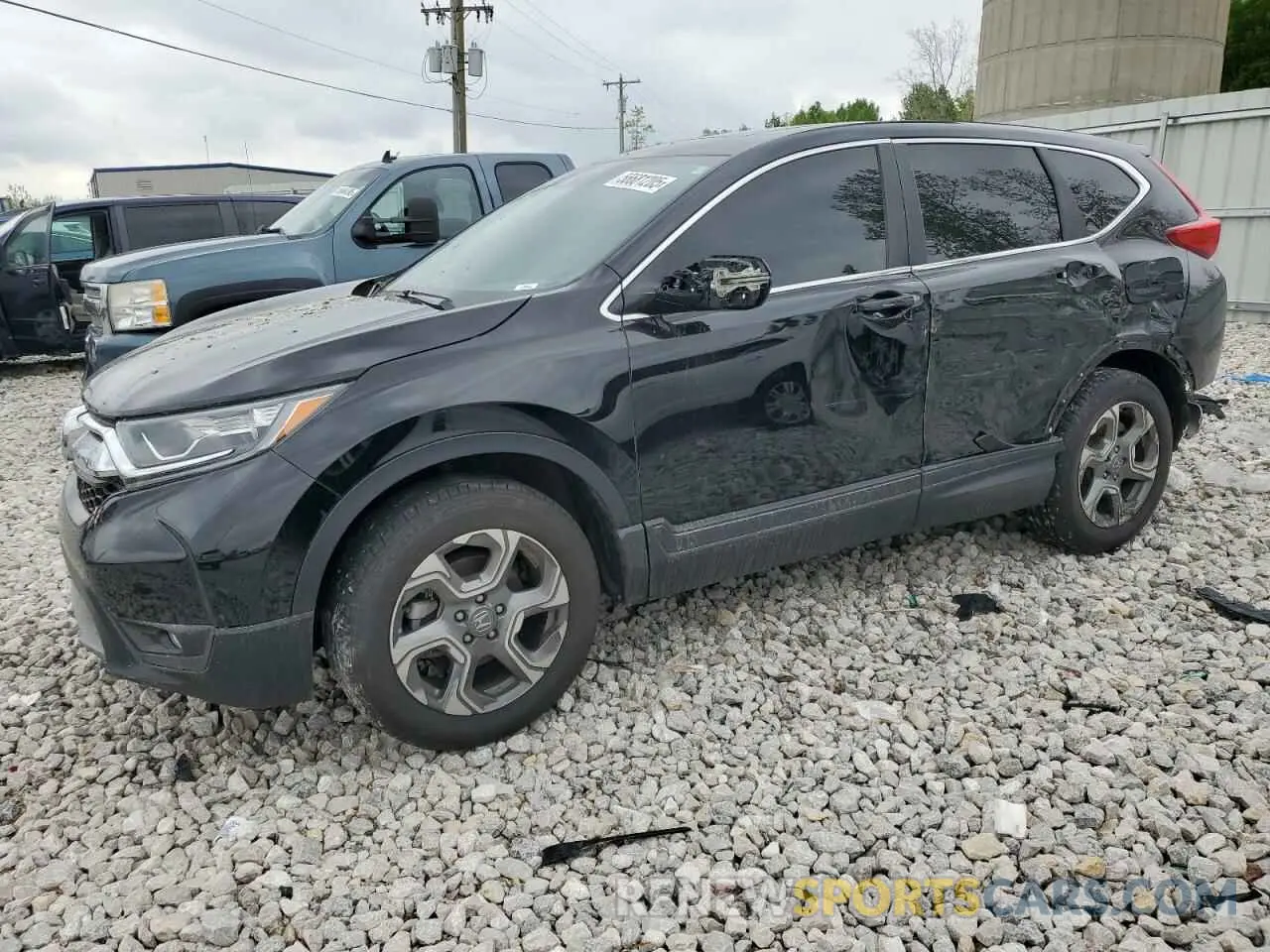 1 Фотография поврежденного автомобиля 5J6RW2H82KA021631 HONDA CRV 2019
