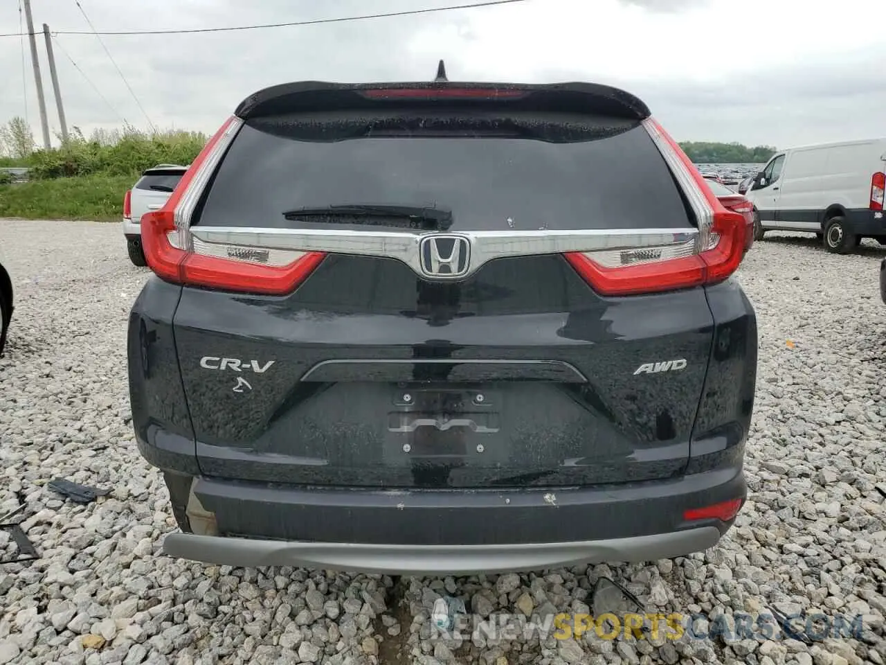 6 Фотография поврежденного автомобиля 5J6RW2H82KA021631 HONDA CRV 2019