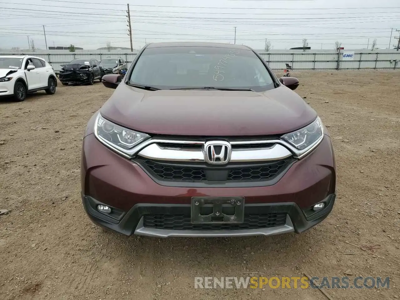 5 Photograph of a damaged car 5J6RW2H82KL011671 HONDA CRV 2019