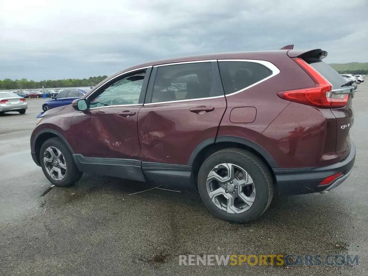 2 Photograph of a damaged car 5J6RW2H85KL011700 HONDA CRV 2019