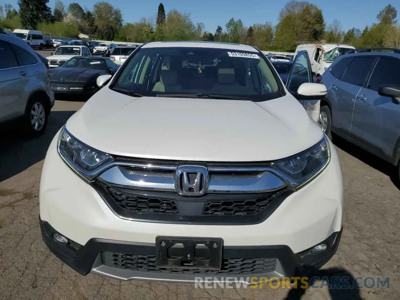 5 Photograph of a damaged car 5J6RW2H88KA017244 HONDA CRV 2019