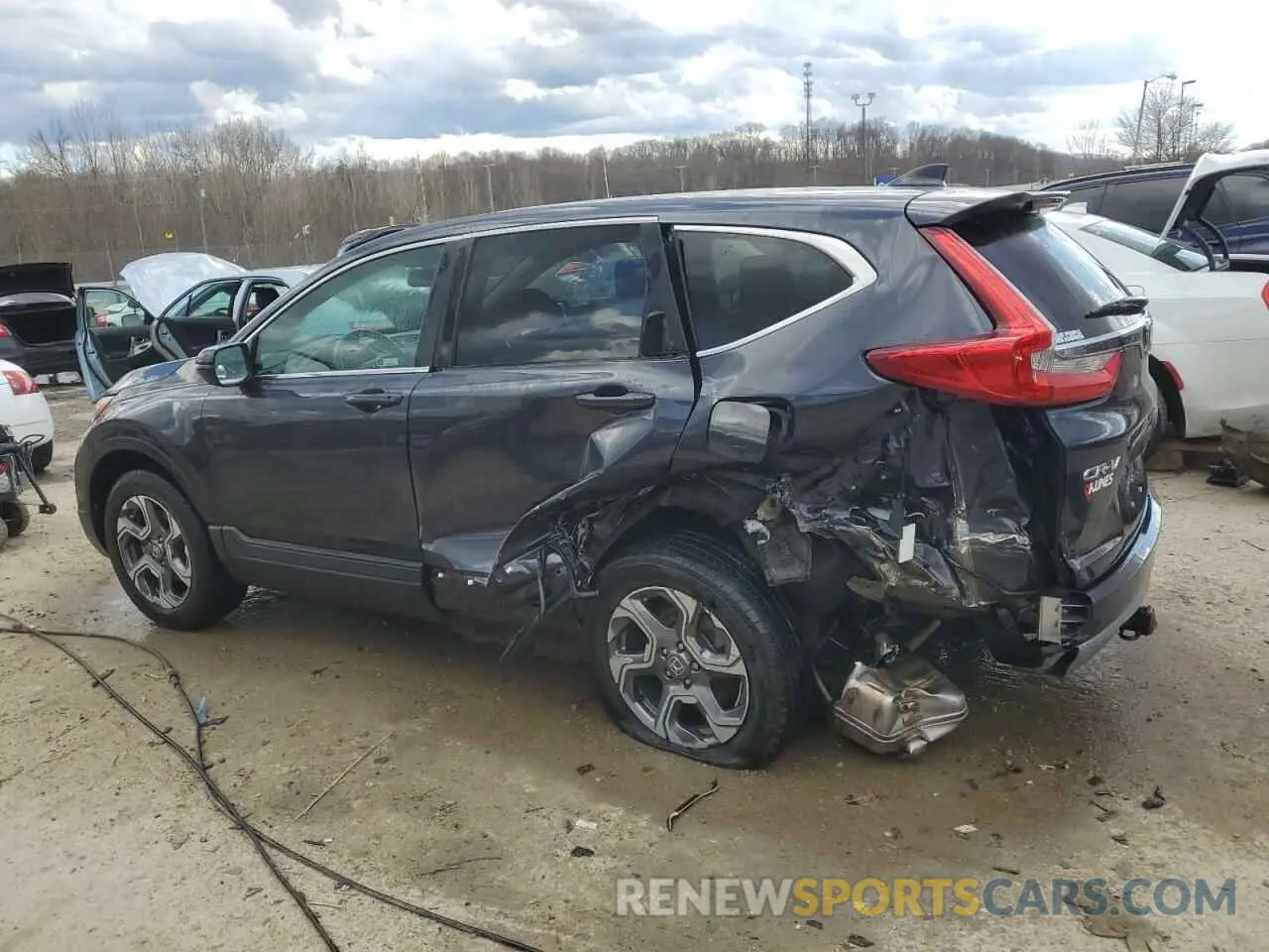 2 Фотография поврежденного автомобиля 5J6RW2H88KL021993 HONDA CRV 2019