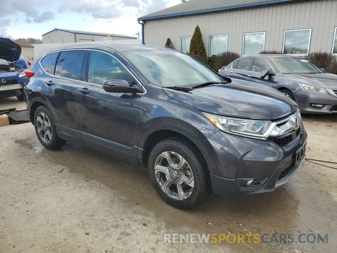 4 Фотография поврежденного автомобиля 5J6RW2H88KL021993 HONDA CRV 2019