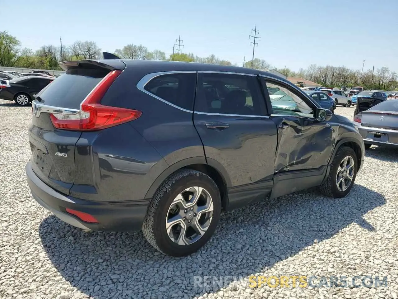 3 Фотография поврежденного автомобиля 5J6RW2H8XKA002891 HONDA CRV 2019