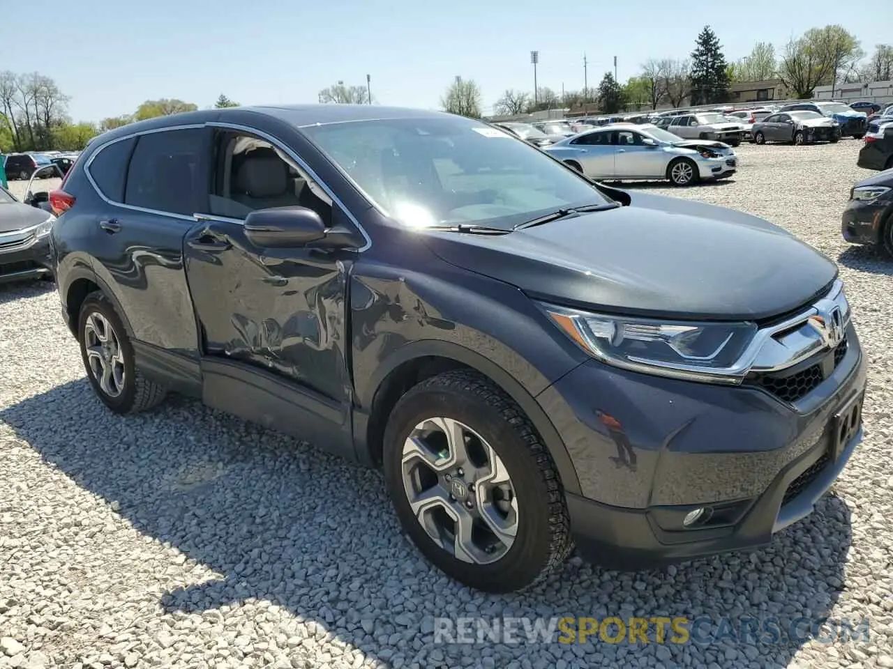 4 Фотография поврежденного автомобиля 5J6RW2H8XKA002891 HONDA CRV 2019