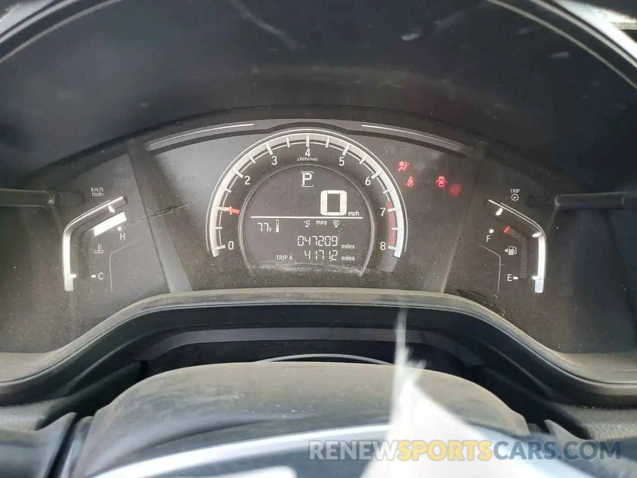 9 Фотография поврежденного автомобиля 5J6RW5H30KL004787 HONDA CRV 2019
