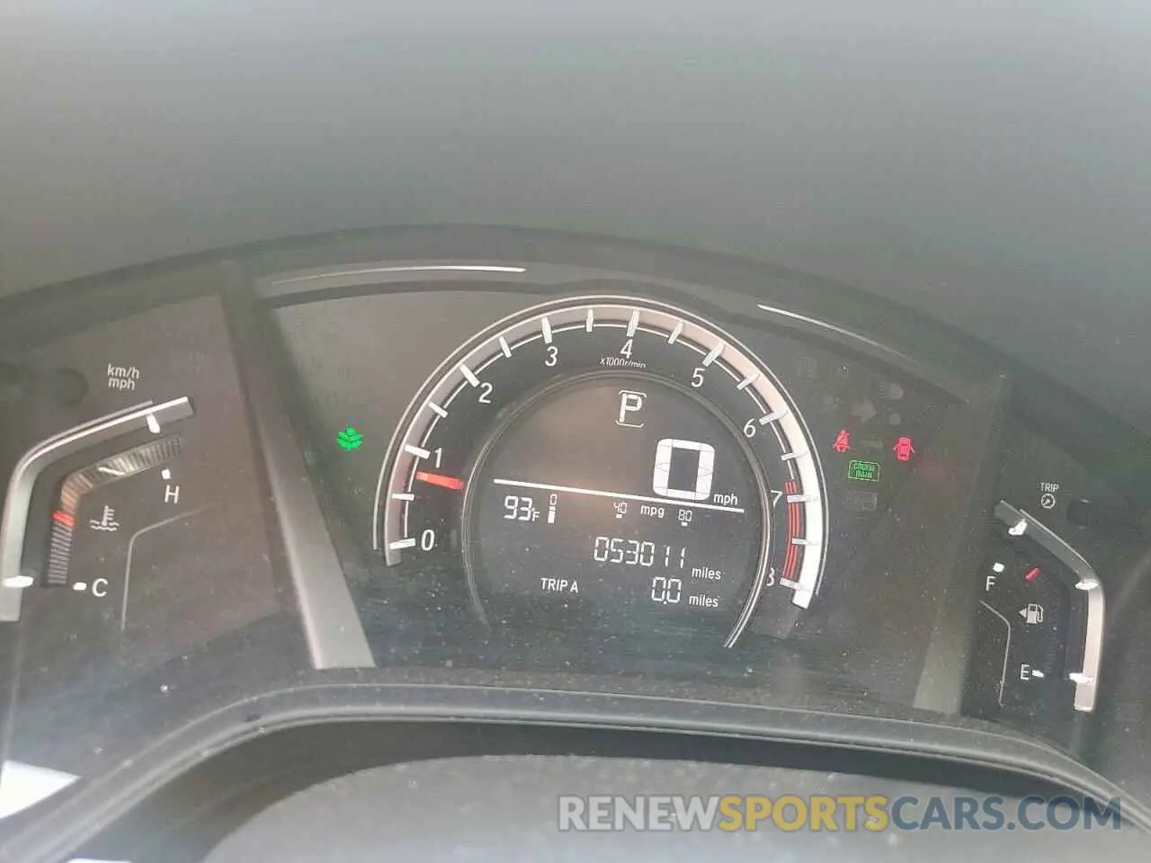 9 Photograph of a damaged car 5J6RW5H32KL003267 HONDA CRV 2019