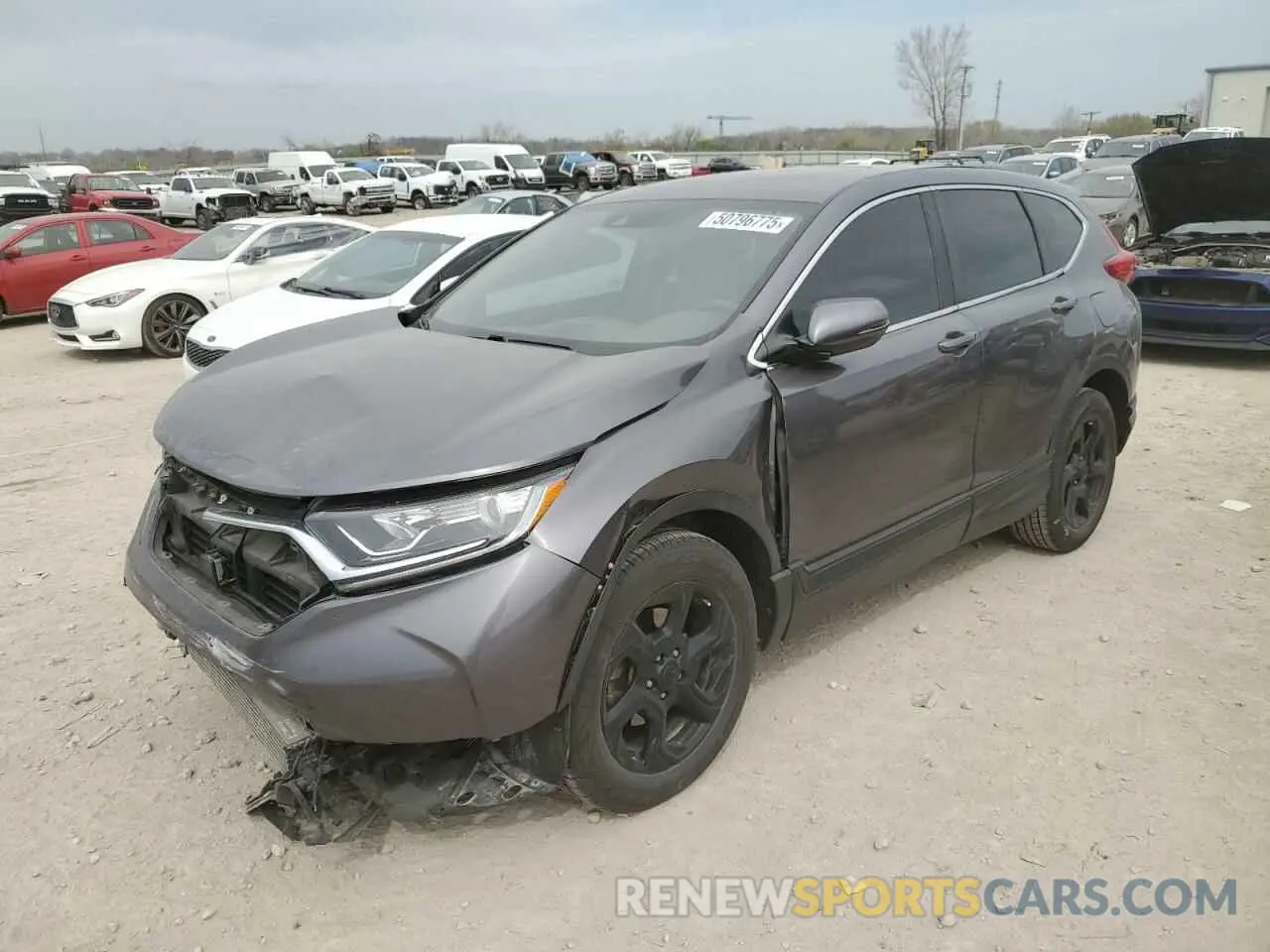 1 Фотография поврежденного автомобиля 7FARW1H50KE032046 HONDA CRV 2019