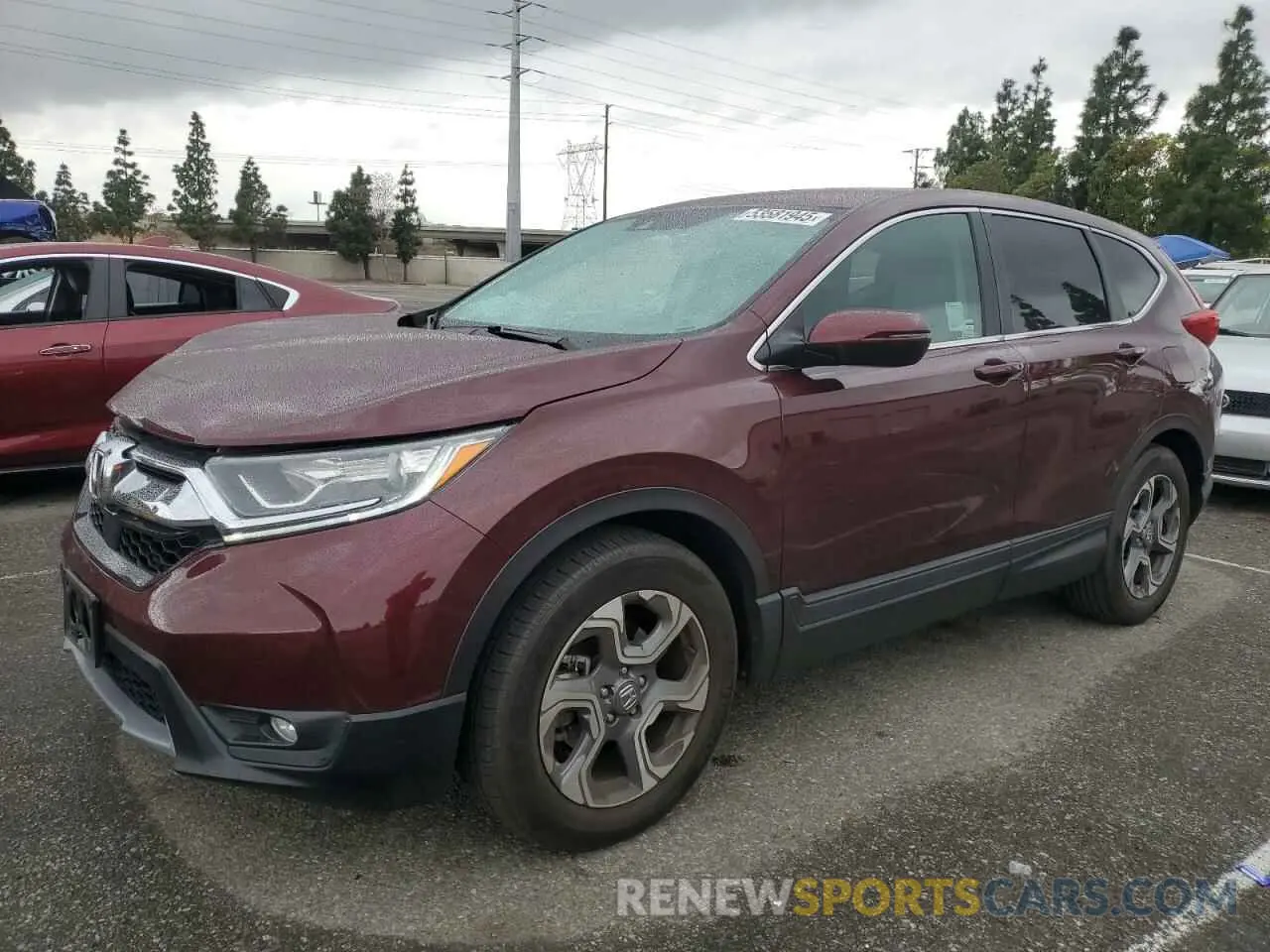 1 Photograph of a damaged car 7FARW1H53KE002071 HONDA CRV 2019
