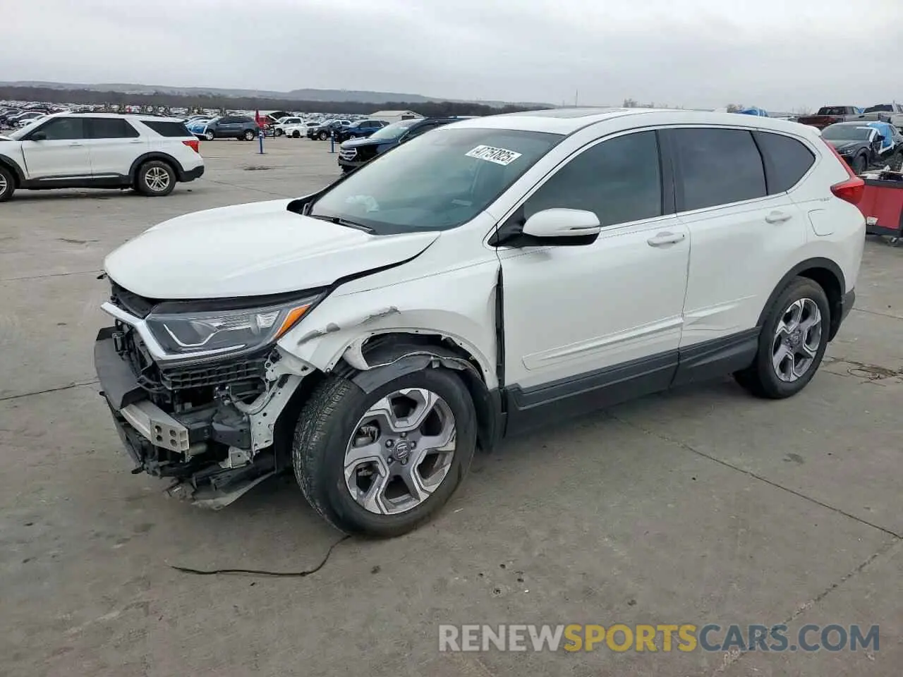1 Photograph of a damaged car 7FARW1H58KE034076 HONDA CRV 2019