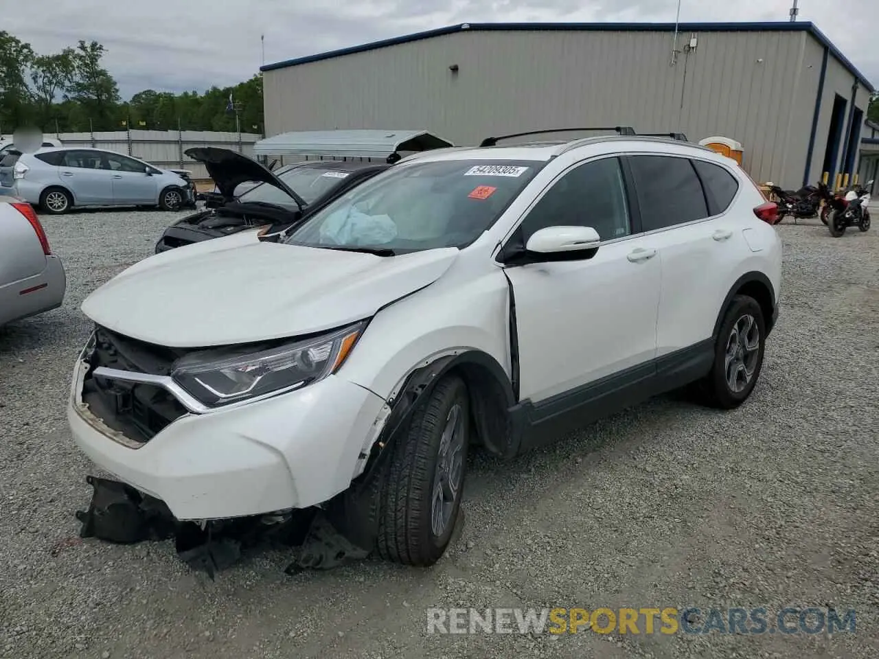1 Photograph of a damaged car 7FARW1H59KE018694 HONDA CRV 2019