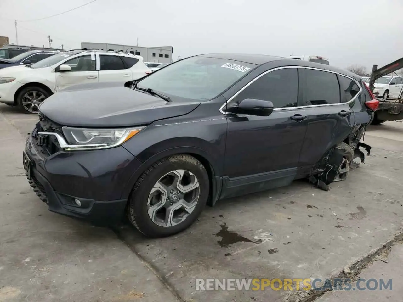 1 Photograph of a damaged car 7FARW1H83KE002680 HONDA CRV 2019