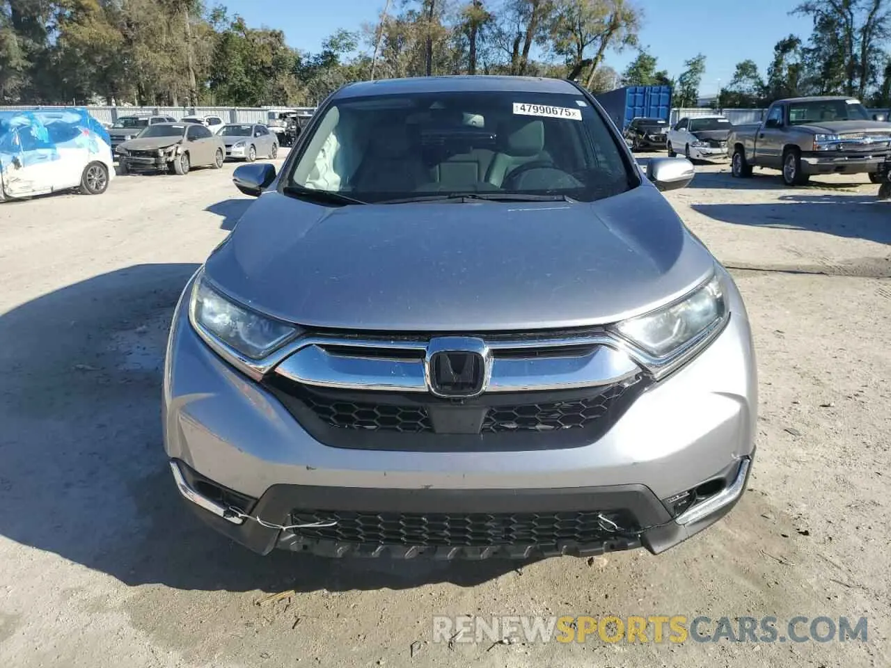5 Фотография поврежденного автомобиля 7FARW1H85KE001952 HONDA CRV 2019