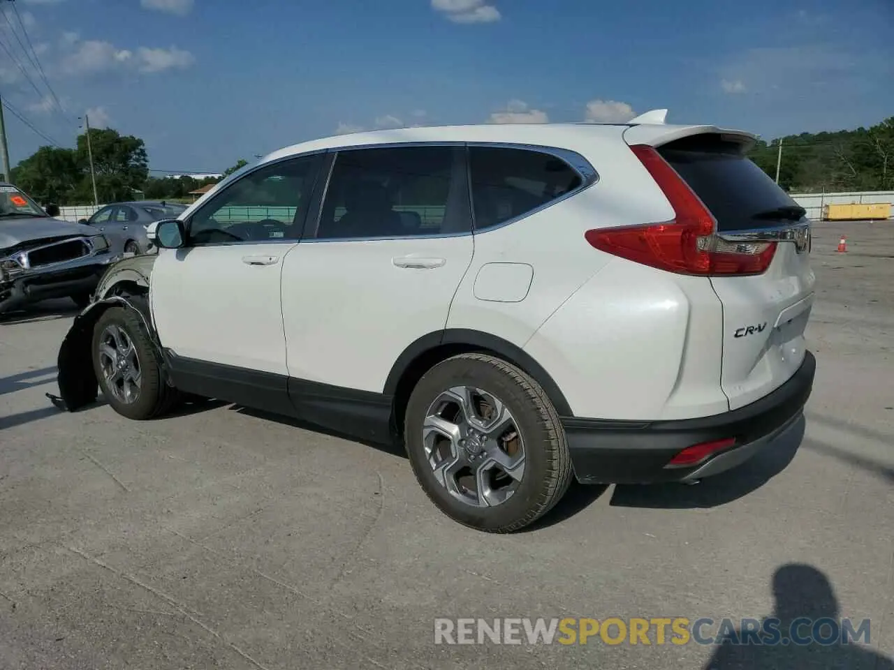 2 Фотография поврежденного автомобиля 7FARW1H8XKE024966 HONDA CRV 2019