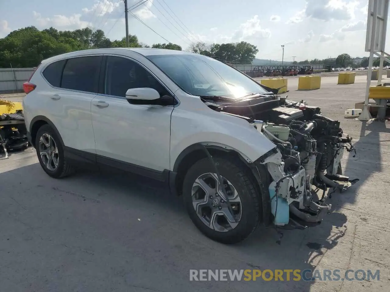 4 Фотография поврежденного автомобиля 7FARW1H8XKE024966 HONDA CRV 2019
