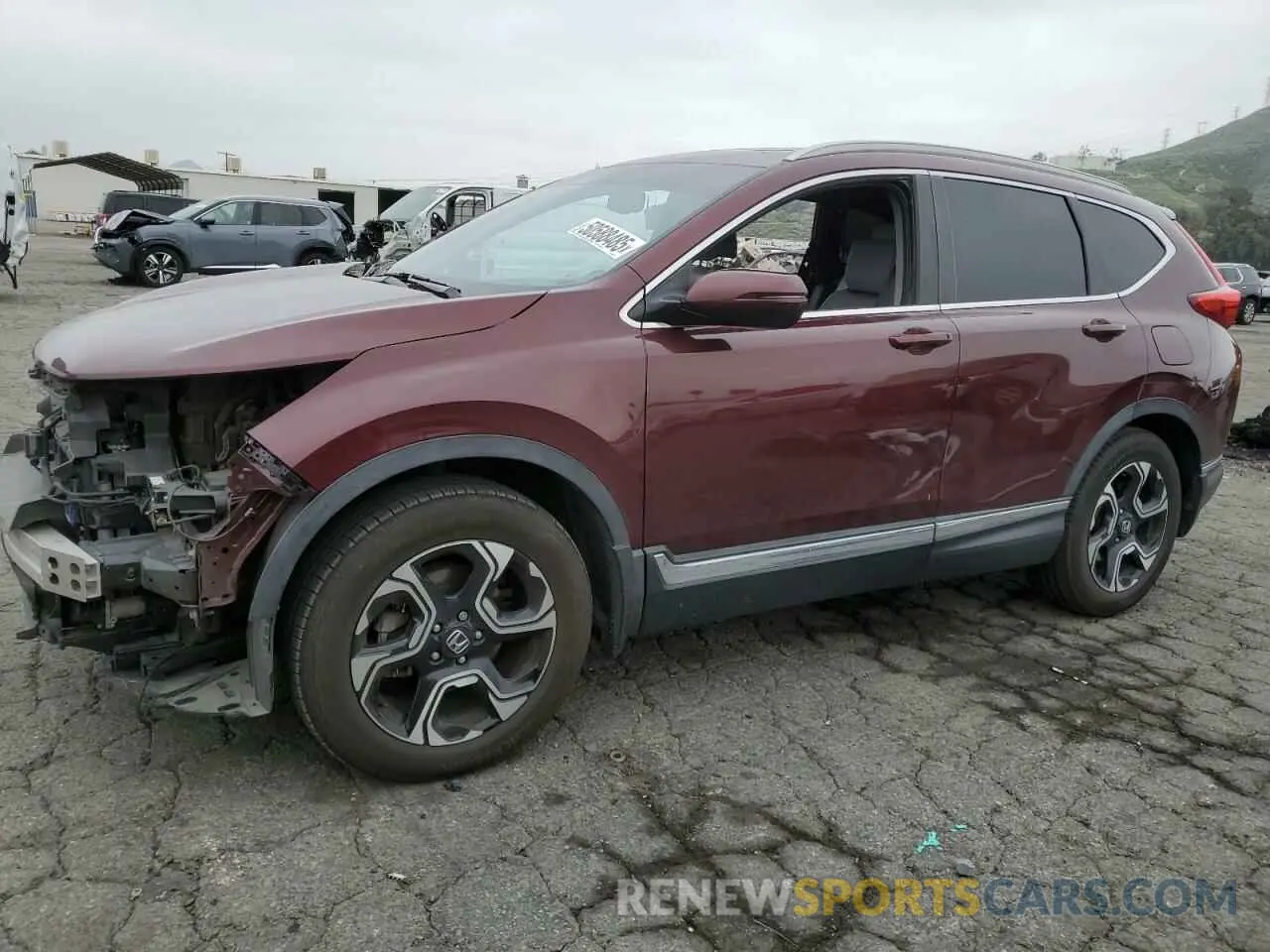 1 Photograph of a damaged car 7FARW1H9XKE014219 HONDA CRV 2019