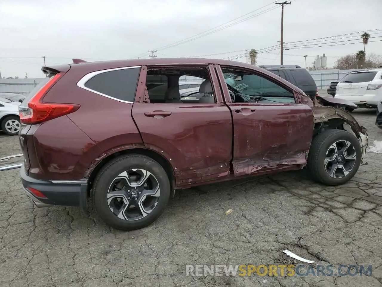 3 Photograph of a damaged car 7FARW1H9XKE014219 HONDA CRV 2019