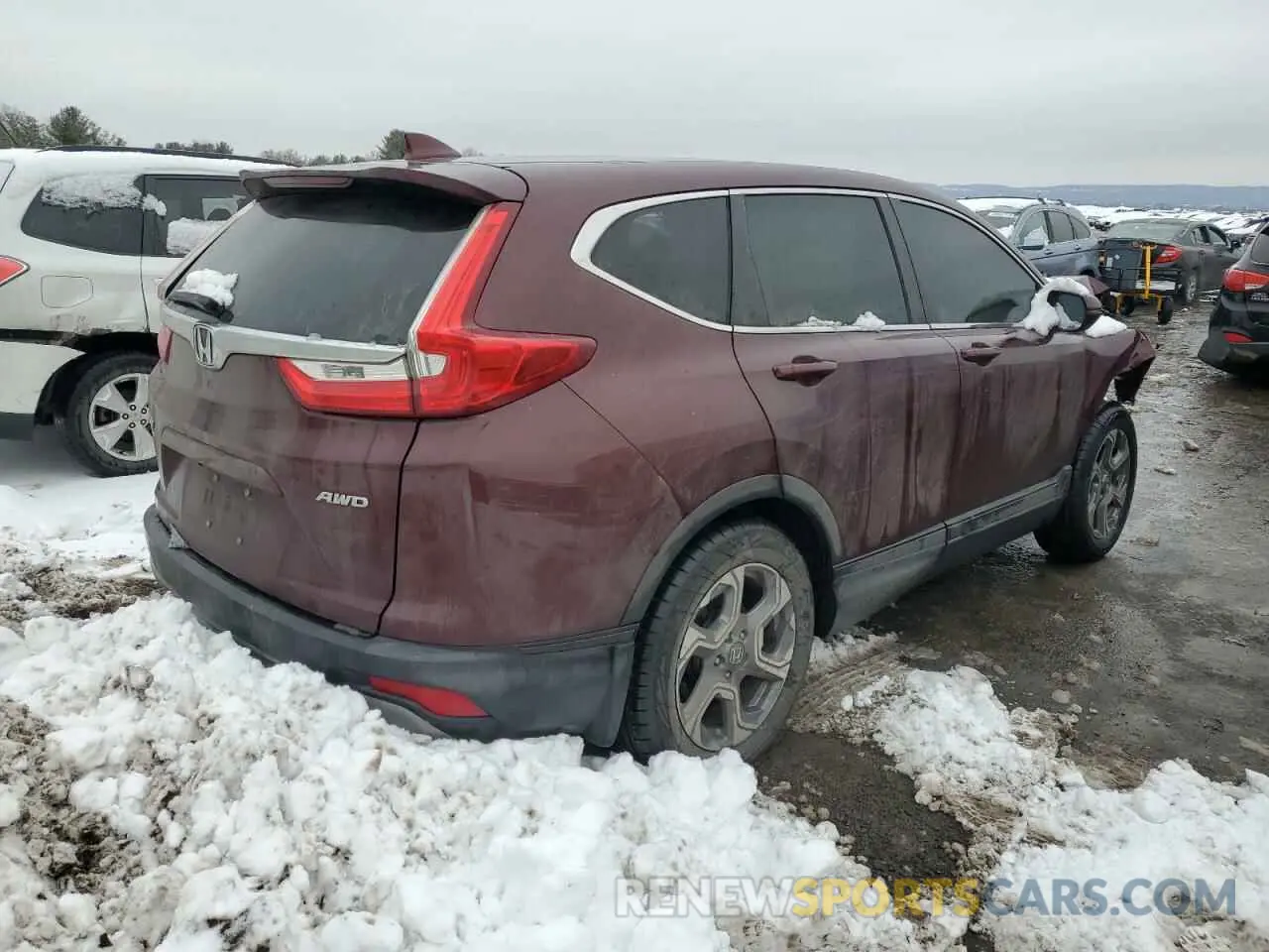 3 Фотография поврежденного автомобиля 7FARW2H50KE062878 HONDA CRV 2019
