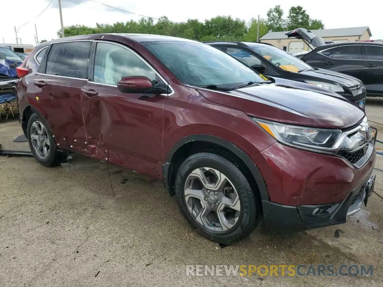 4 Фотография поврежденного автомобиля 7FARW2H53KE004571 HONDA CRV 2019