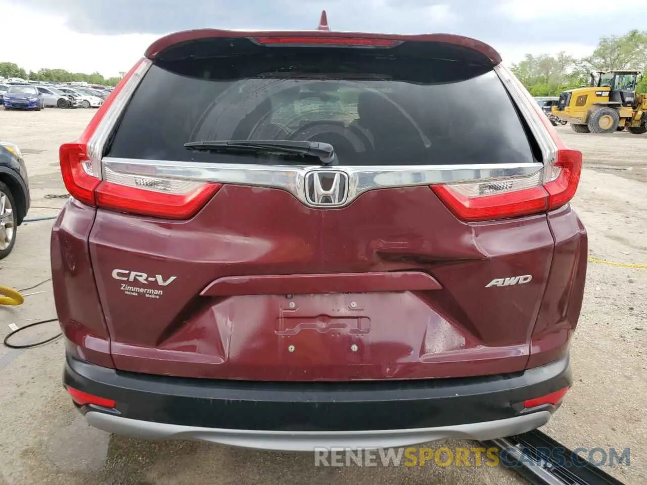 6 Фотография поврежденного автомобиля 7FARW2H53KE004571 HONDA CRV 2019