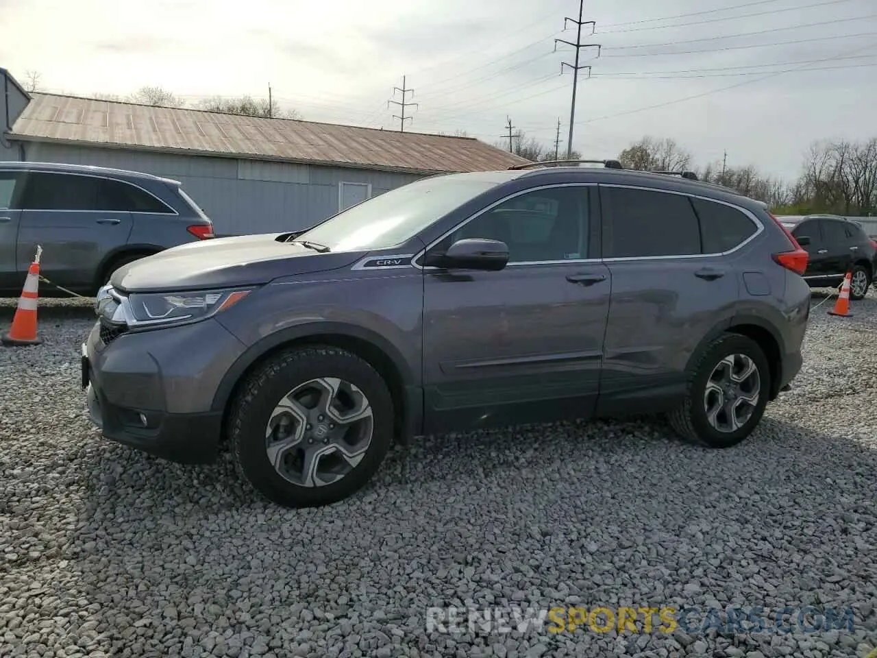 1 Photograph of a damaged car 7FARW2H54KE005793 HONDA CRV 2019