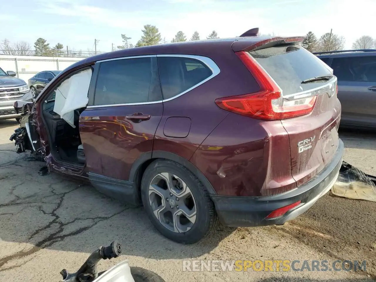 2 Фотография поврежденного автомобиля 7FARW2H54KE025493 HONDA CRV 2019