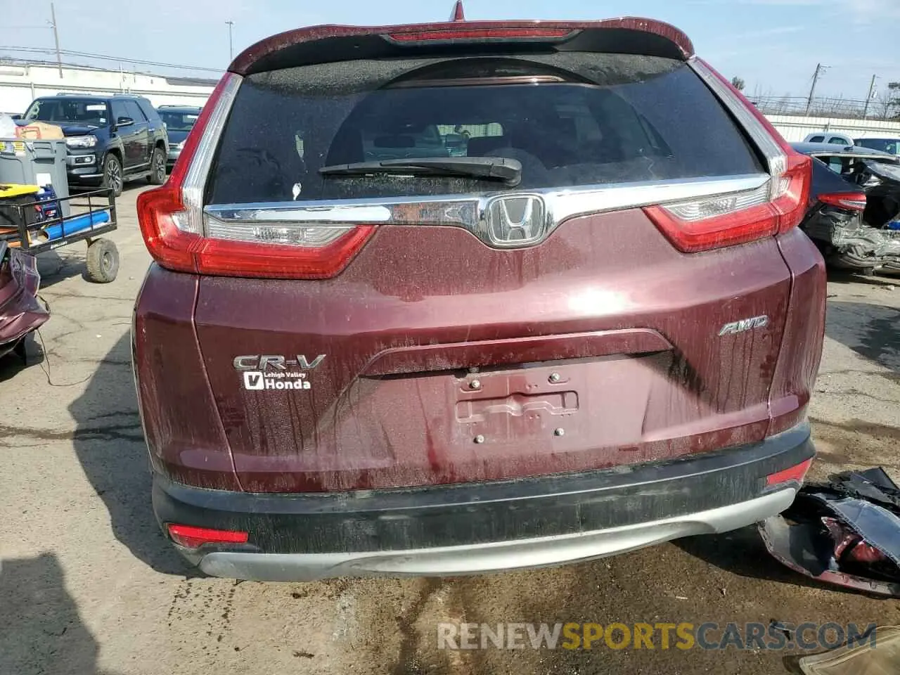 6 Фотография поврежденного автомобиля 7FARW2H54KE025493 HONDA CRV 2019