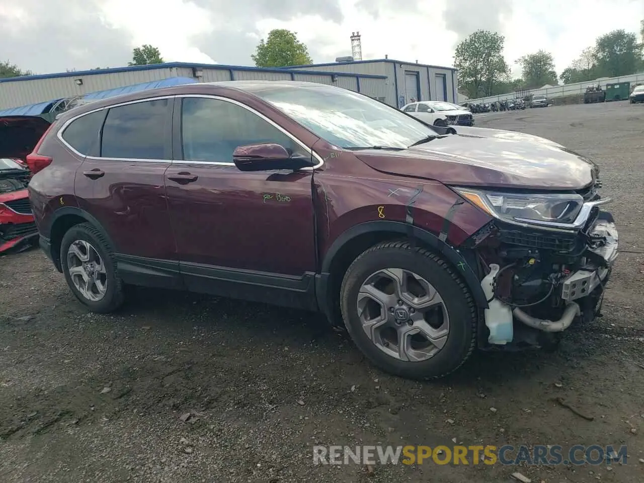 4 Photograph of a damaged car 7FARW2H54KE051656 HONDA CRV 2019