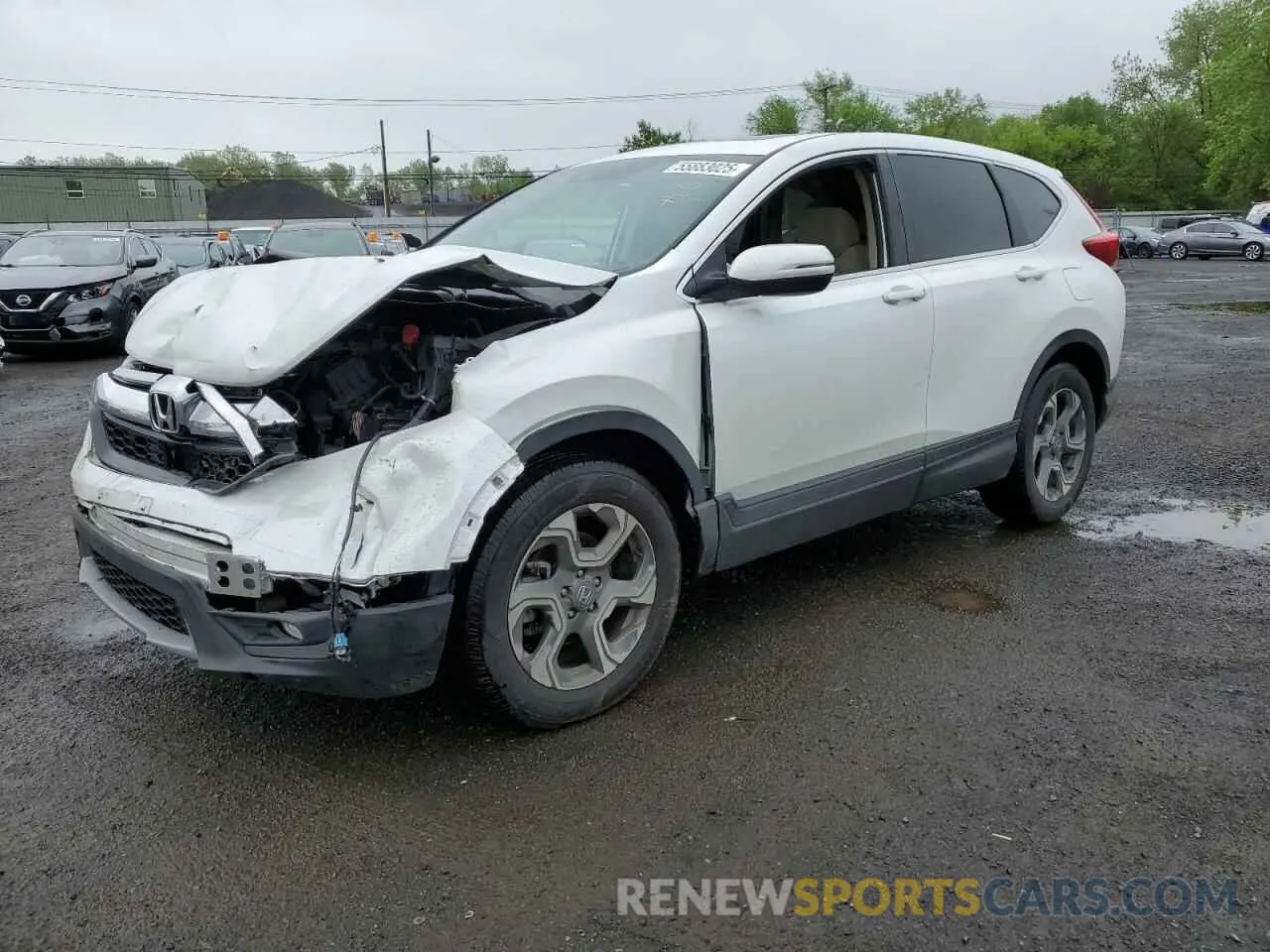 1 Фотография поврежденного автомобиля 7FARW2H55KE032002 HONDA CRV 2019
