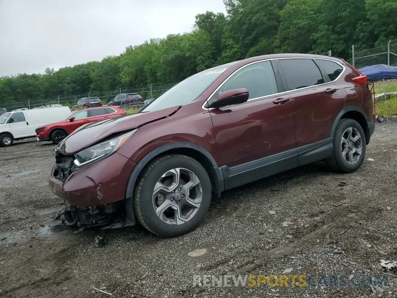 1 Фотография поврежденного автомобиля 7FARW2H57KE018599 HONDA CRV 2019