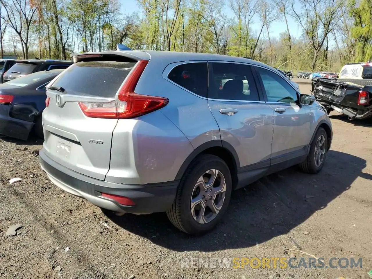 3 Фотография поврежденного автомобиля 7FARW2H59KE037008 HONDA CRV 2019