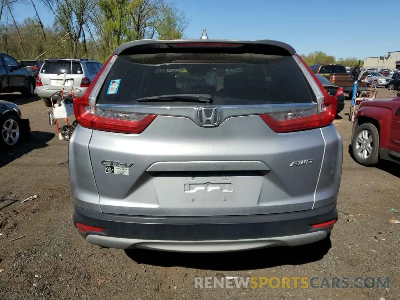 6 Фотография поврежденного автомобиля 7FARW2H59KE037008 HONDA CRV 2019