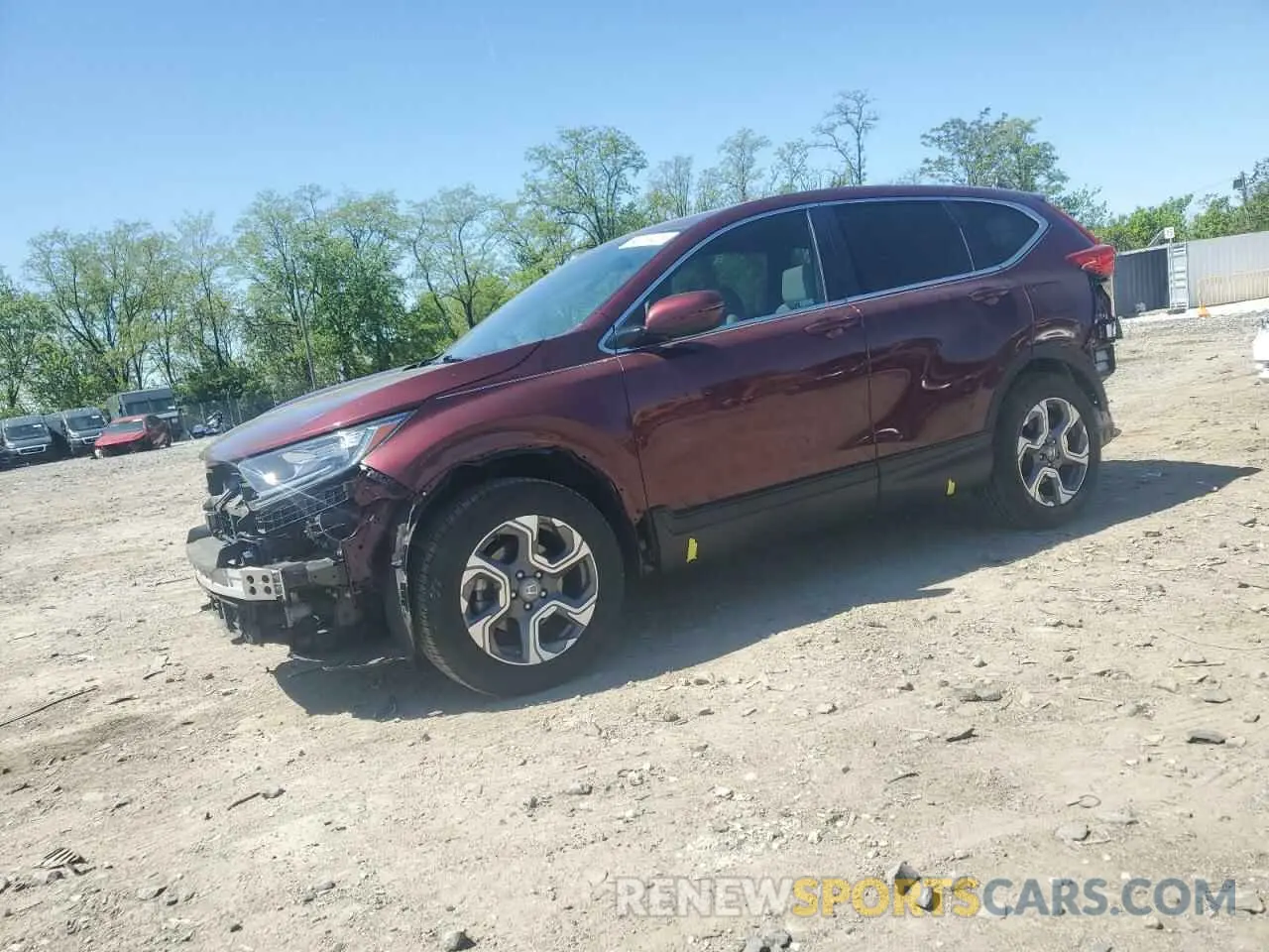 1 Photograph of a damaged car 7FARW2H5XKE004163 HONDA CRV 2019